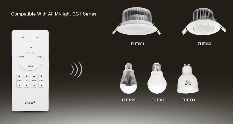Mi светильник 2,4 ГГц 4 зоны RF RGB+ CCT RGBW светодиодный пульт дистанционного управления используется с Mi светильник серии светодиодный контроллер лампы