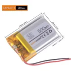 3,7 V 500mAh 702030 литий-полимерная литий-ионная аккумуляторная батарея для DIY Mp3 MP4 MP5 GPS PSP bluetooth электронная часть видеоигр