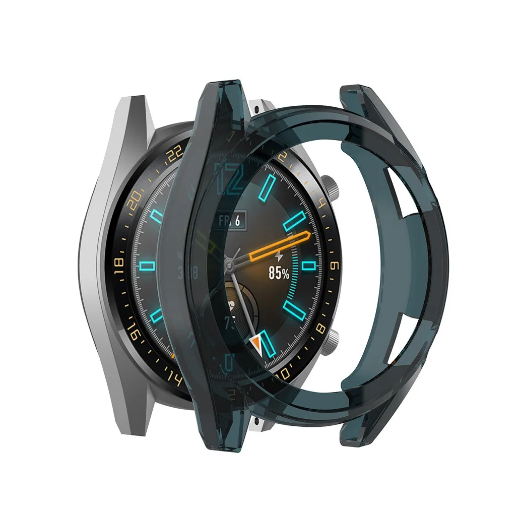 Защитный чехол прозрачный тонкий Чехол из ТПУ для смарт часов Huawei Watch GT 46 мм 42