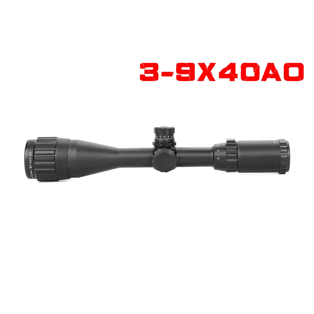 3 9x40AO красный зеленый Mil точечный свет Crosshair прицел винтовка Воздушный