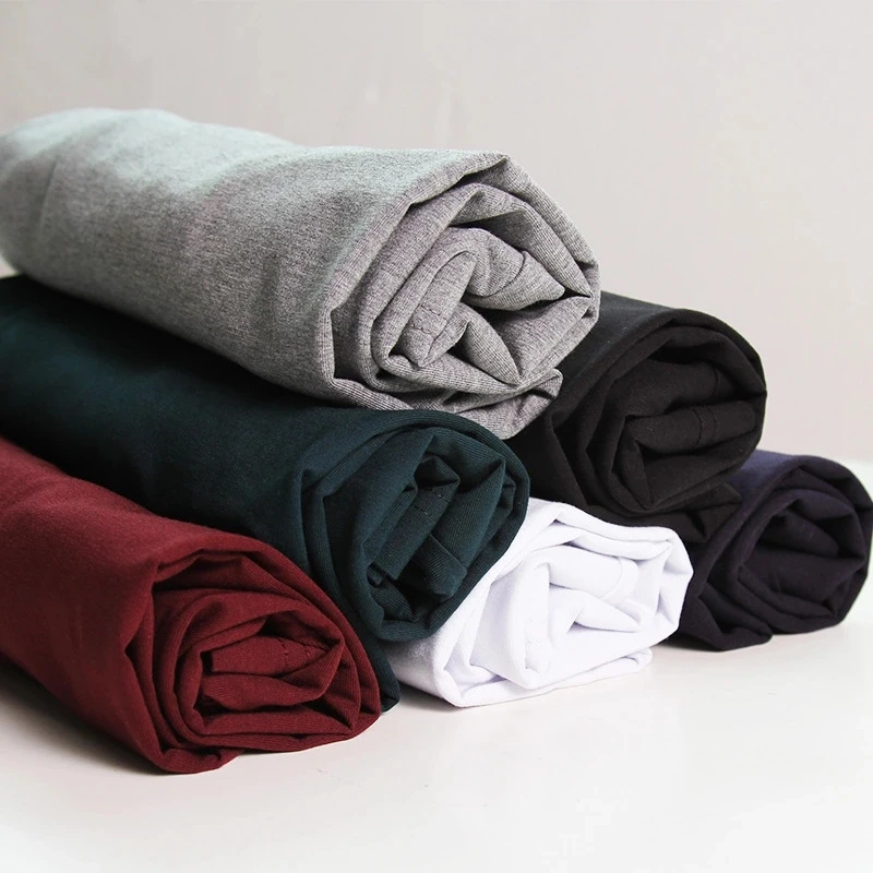 Мужская Базовая футболка с круглым вырезом Slim Fit мужской моды футболки короткий