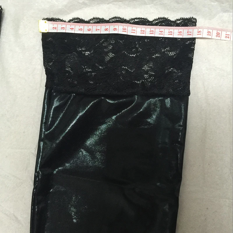 Новинка лидер продаж оптовая продажа цветные кожаные кружевные чулки пикантные