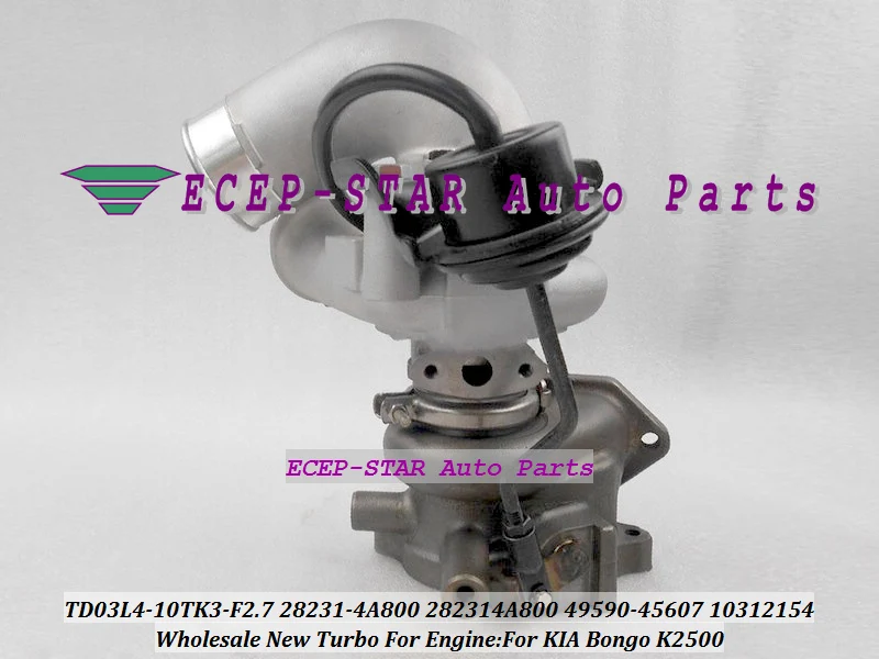 TURBO TD03L TD03L4 10TK3 F2.7 28231 4A800 282314A800 49590 45607 10312154 для KIA Bongo K2500 2.5L 1.5L|turbo turbo turbo|turbo kiakia |