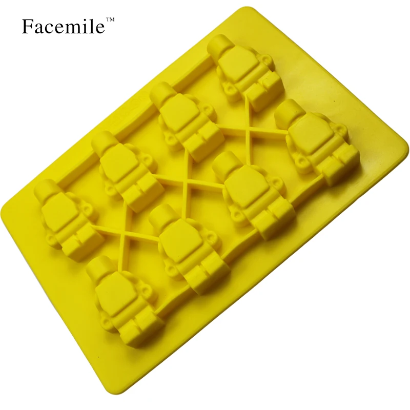 Facemile 3 шт./компл. Строительный кирпич фигура робота силиконовые формы Sugarcraft