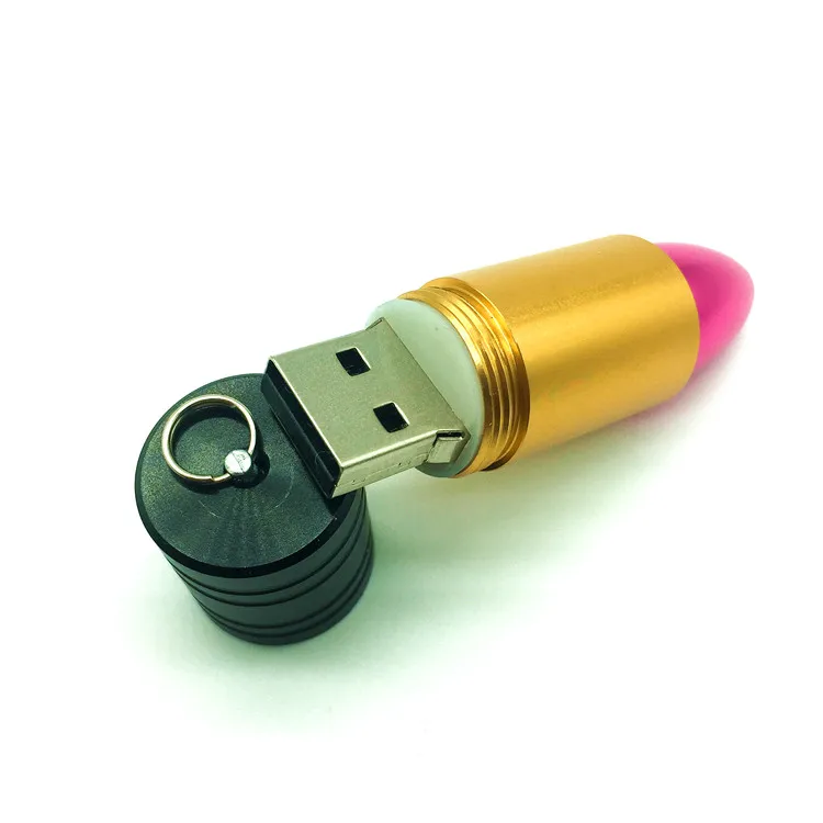 USB флеш-накопитель 4 ГБ 8 16 32 64 помада флешка USB-флешка популярный подарок ручка для