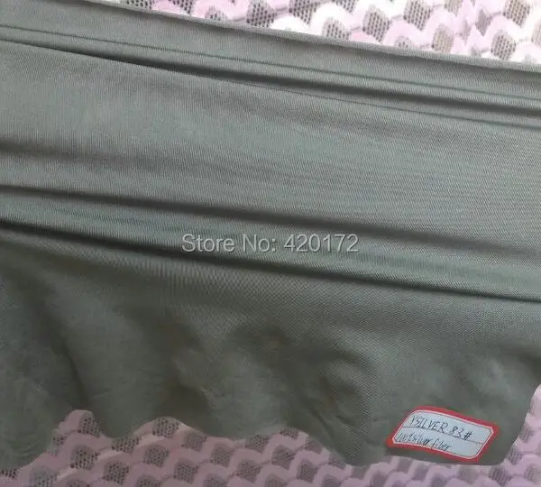 YSILVER83 # Серебристая ткань с защитой от излучения/Серебристая ткань для сенсорного экрана/Двусторонняя стрейч Серебристая ткань