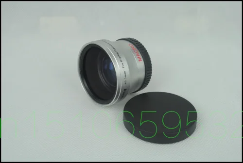 40 5 мм 0.45x широкоугольный + макрообъектив 0 45 серебристый|conversion lens|0.45x wide anglewide conversion