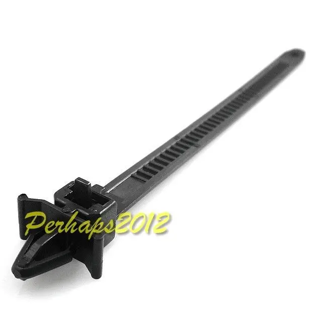 

100x OEM for Honda for Mazda Push Mount Wire Ties Releasable Nylon Cable Strap 7mm Hole 90672SA00030 90672-SA0-0030 9928-91-053