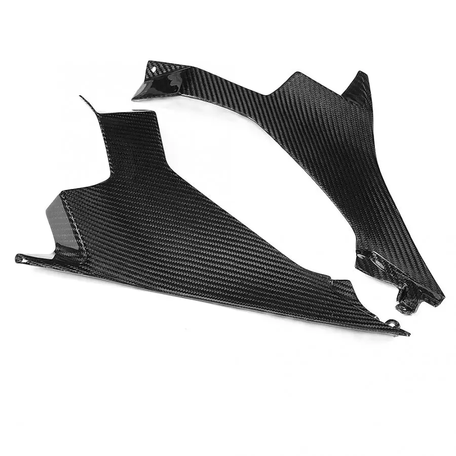 Углеродное волокно Мотоцикл левый и правый бак боковая панель Защитная крышка