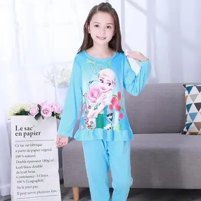 Комплекты для девочек Детские пижамные комплекты в стиле принцессы хлопковый