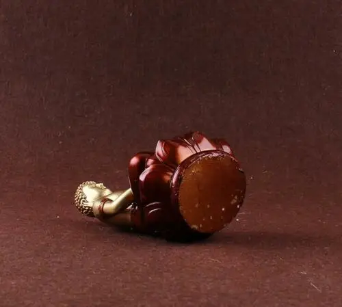 

Chinese Resin Handicraft Shakyamuni Buddha Statue Medicine Guru Amitabha Trikala Lotus Seat