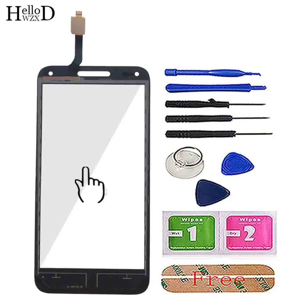 Touch Screen For Alcatel One U5 3G 4047D 4047G 4047 OT4047 OT4047D Digitizer Panel Sensor Front Glass Tools | Мобильные телефоны и
