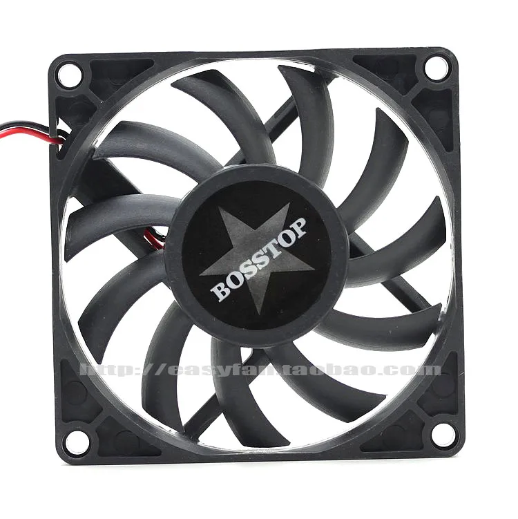 

BOSSTOP 8cm 5V 8010 8010L05S 80 * 80 * 10mm ultra-thin USB router set-top box DIY cooling fan
