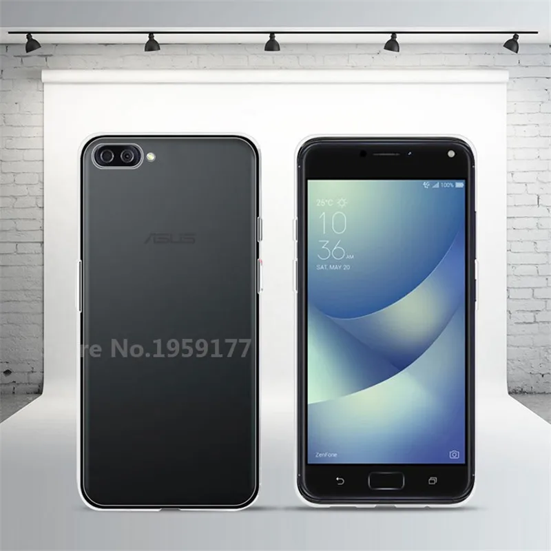 Оригинальный мягкий чехол Asus ZenFone 4 Max ZC554KL силиконовая задняя крышка для телефона