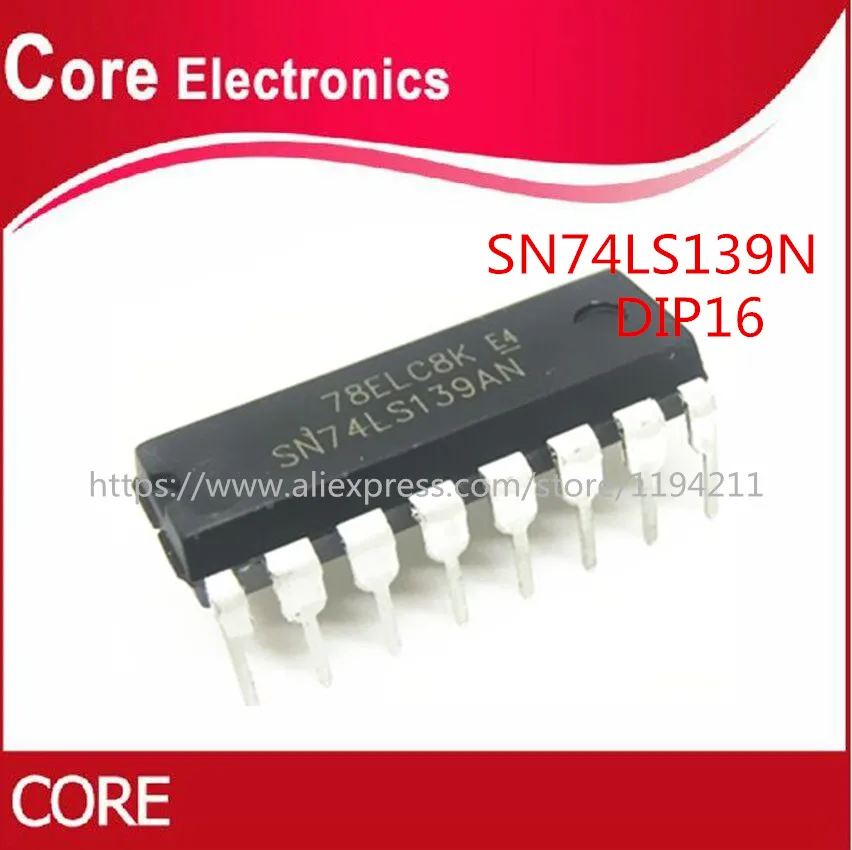 50 шт. SN74LS139AN DIP 16 SN74LS139N DIP16 74LS139 HD74LS139P SN74LS139 оригинальный IC|Интегральные схемы| |