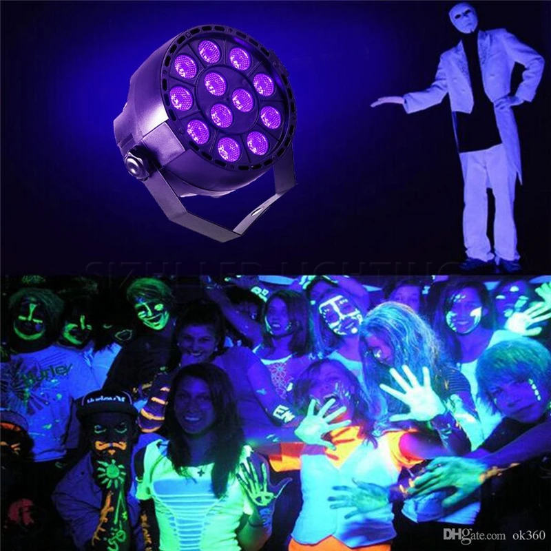 

36W UV Led Stage Light Black Light Par Light Ultraviolet Led Spotligh Lamp With DMX512 for Disco DJ Club Show Party Decoration
