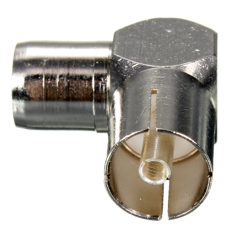 2 шт./лот штекер антенны для телевизора адаптер стальной Прямоугольный гнезда