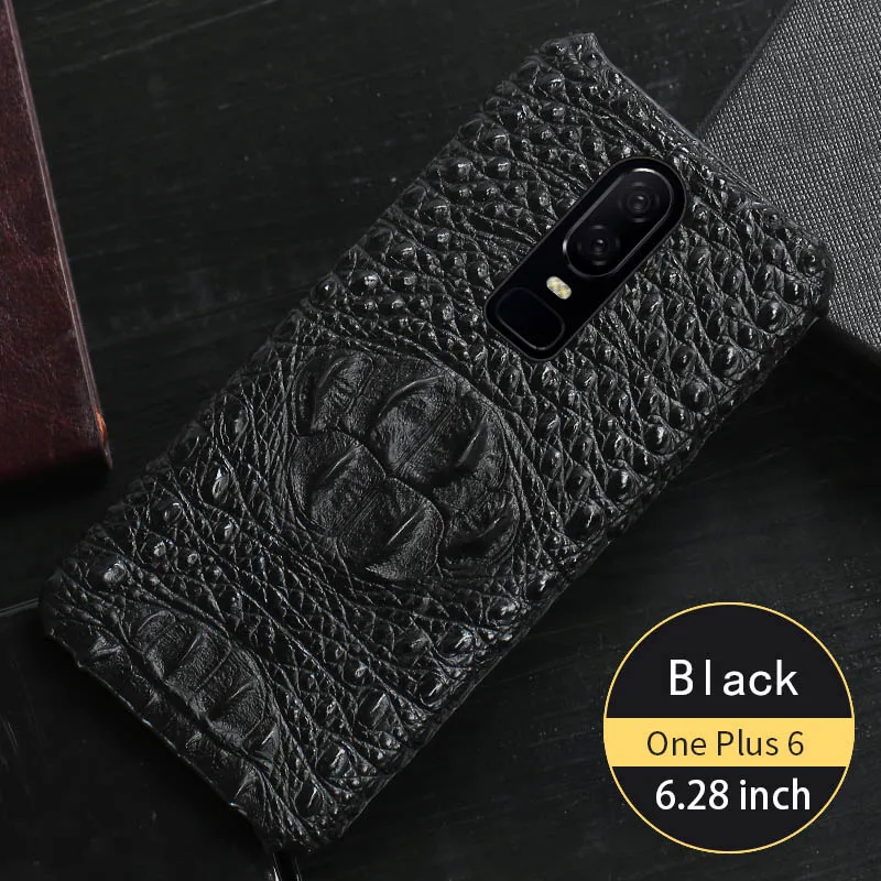 black Натуральная кожа кожаный защитный чехол для телефона для Oneplus 7 7 Pro 7T корпус противоударный Роскошный чехол для задней части корпуса Oneplus 7T Pro 6 6T чехлы для айфонов 5 5T 3t - Цвет: black