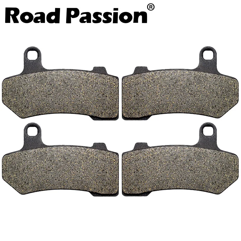 Motorcycle Front & Rear Brake Pads For HARLEY FLHR King FLHRC Road Classic FLTR Glide FLTRX Custom FLTRU Ultra FLHTC Electra