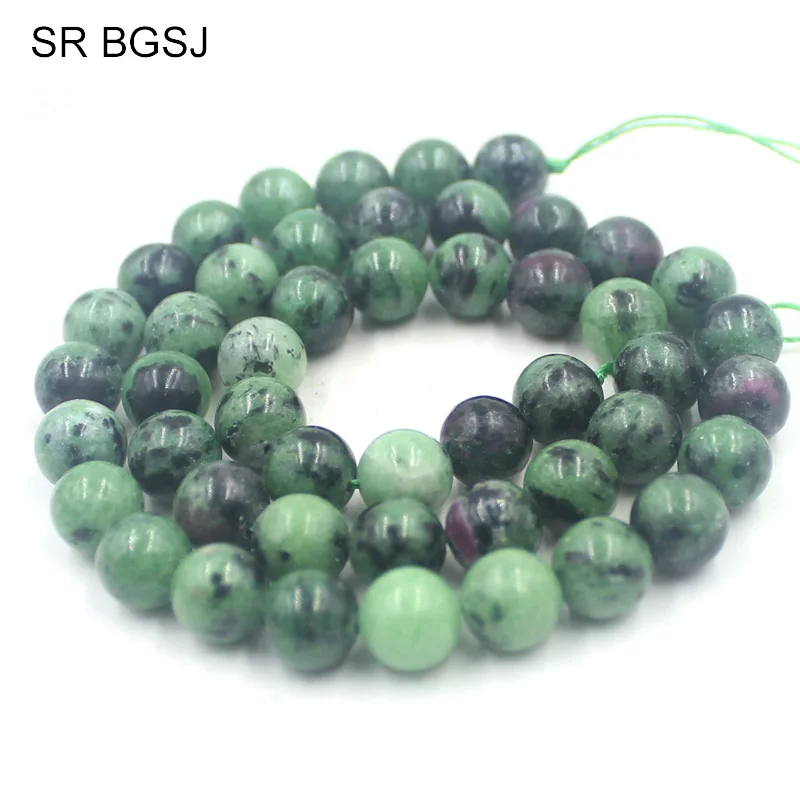 Free Shipping 4 6 8 10 12mm Round Stones Rubys Zoisite Jewelry Findings Wholesale Beads Strand 15&quot|Бусины| |