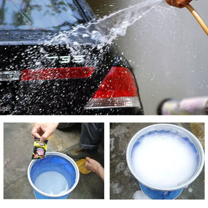 

2019 5Pcs Car Wash Shampoo Universal Cleaning Car Shampoo Multifunctional Cleaning Tools Car Soap Powder Car Windshield Powder