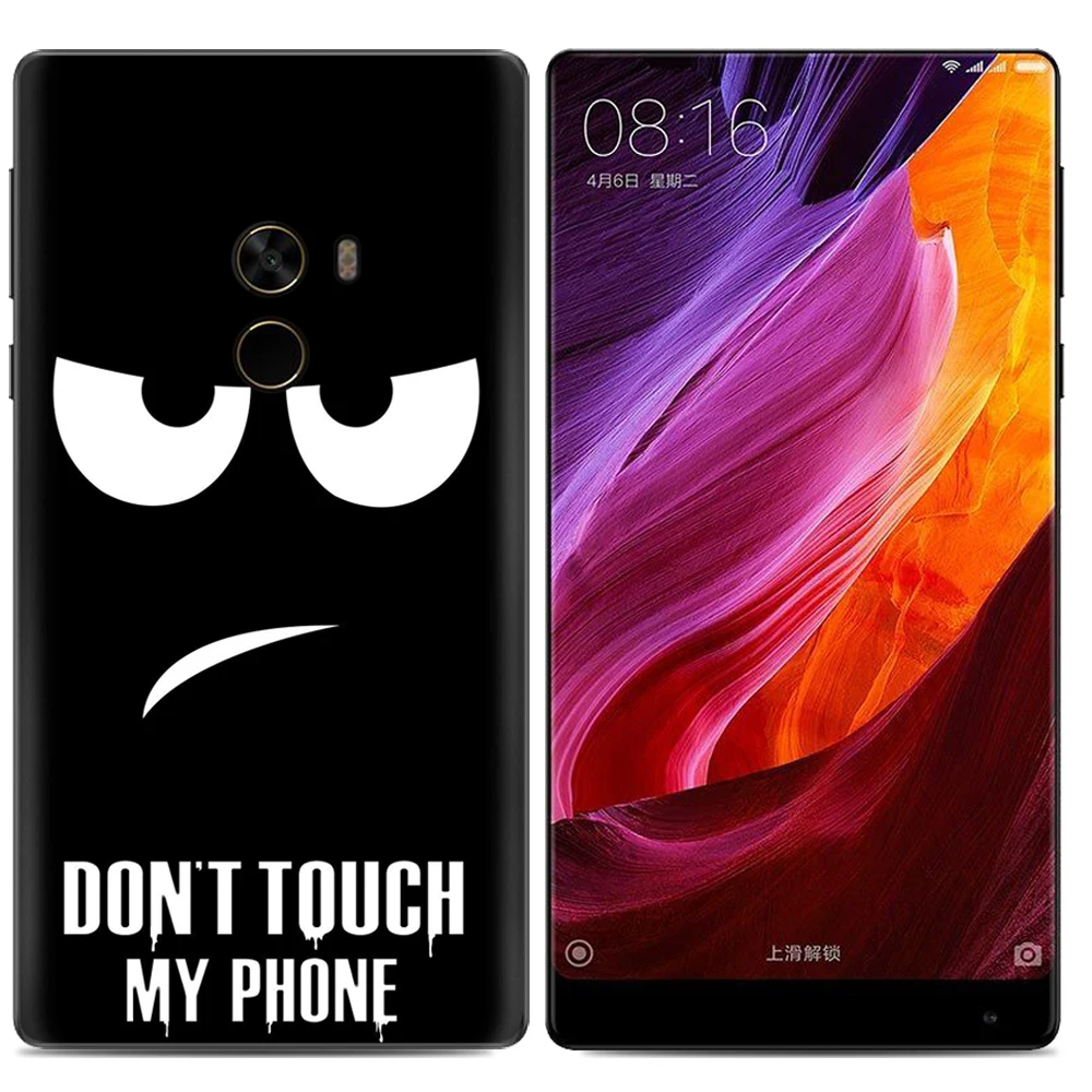 Soft Phone Case For Xiaomi Mix 2 5.99-inch Stylish Design Colorful Painted TPU Silicone Back Cover |