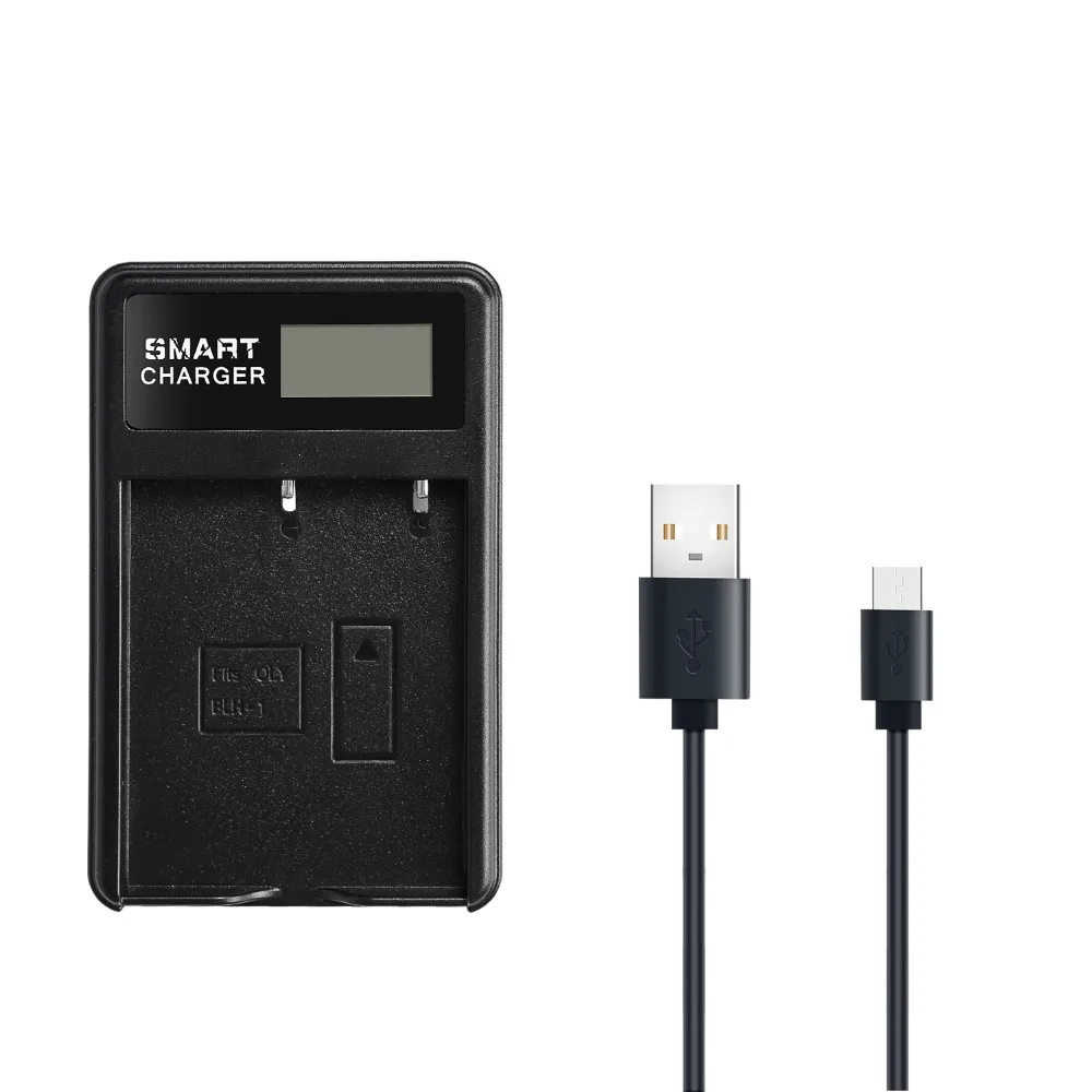 BLH-1 BLH1 аккумуляторная батарея зарядное устройство ЖК-дисплей + USB кабель для Olympus