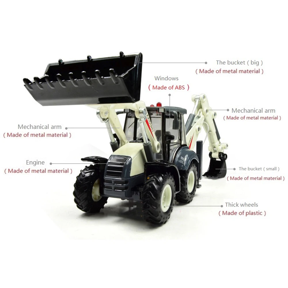 Kids Diecast Model Toys 1:50 Engineering Car Alloy Two-way Forklift Children Trucks Toy Collection Miniatures Boys Best Gifts |