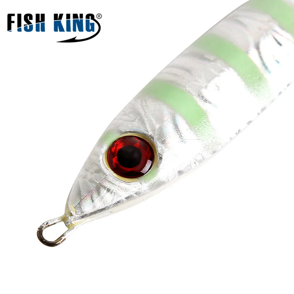 30/40/50/60 г световой Lead Jig тормозить, приманка для глубокой морской рыбалки, крючковый лов жесткая наживка металлическая микро приманки рыболовные снасти воблеры - Цвет: 002