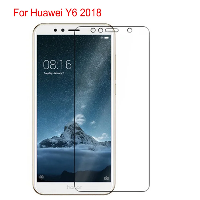 Фото 2.5D Закаленное стекло для Huawei Y6 2018 защитная пленка 9H Взрывозащищенный ЖК-экран 2.5D Закаленное стекло для Huawei Y6 2018 защитная пленка 9H Взрывозащищенный ЖК-экран