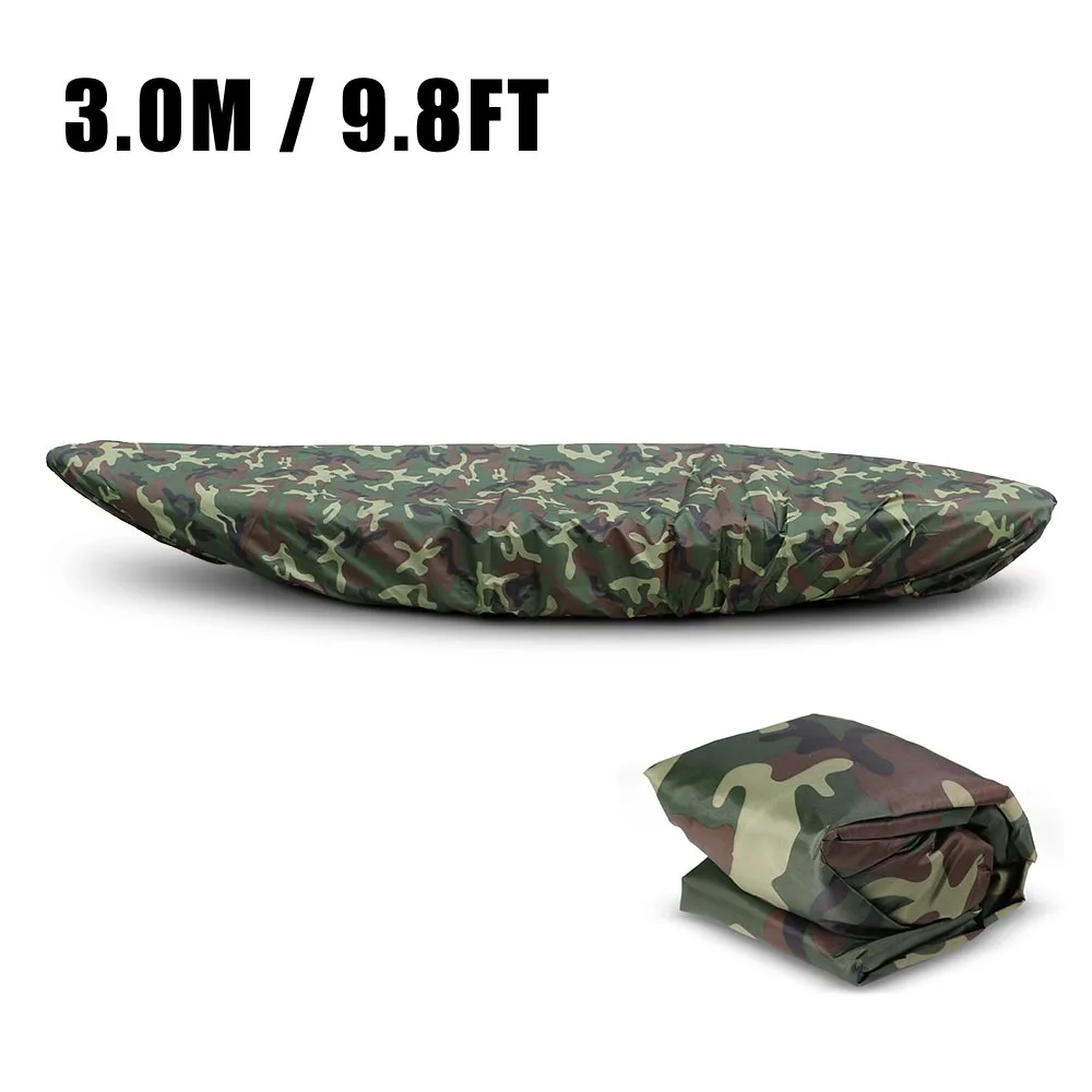 Camouflage 3 3m Профессиональный универсальный чехол для байдарки каноэ водонепроницаемый Каяк Лодка каноэ хранение транспорт Пылезащитная крышка надувной шлюпки щит - Цвет: Camouflage 3 3m