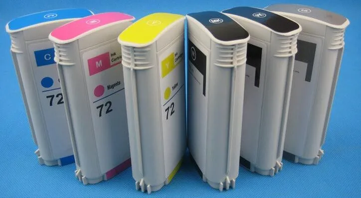 Простая установка 6 цветов картридж с чернилами для HP Designjet T610 T770 T790 T1100 t2300 t795 Популярные в России
