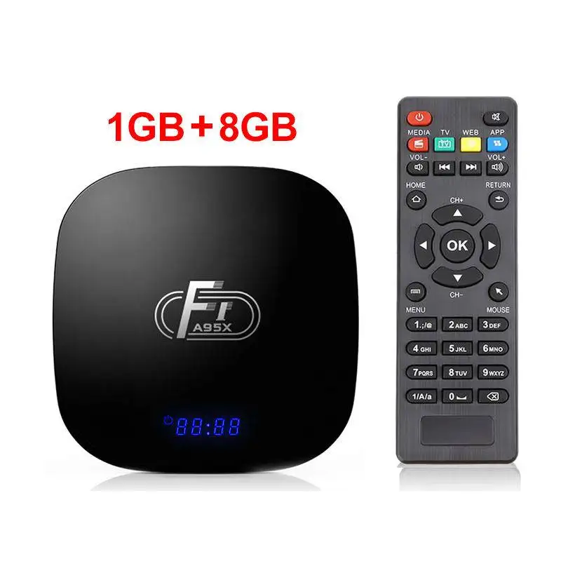 1G8G VONTAR Smart 4K tv Box Android 8,1 Amlogic S905W 2 ГБ 16 ГБ 1 г/8 г четырехъядерный SPDIF 2,4 ГГц WiFi медиаплеер мини ТВ-приставка - Цвет: 1G8G