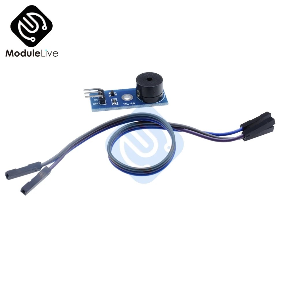 2 шт. 3 в 5 пассивный звуковой модуль сигнал датчик сигнализации для Arduino Smart Car с DuPont
