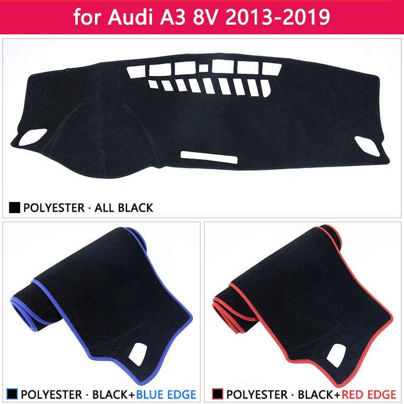 for Audi A3 8V 2013 2014 2015 2016 2017 2018 2019 Anti-Slip Mat Dashboard Cover Pad Sun Shade Dashmat Carpet Accessories S-line |