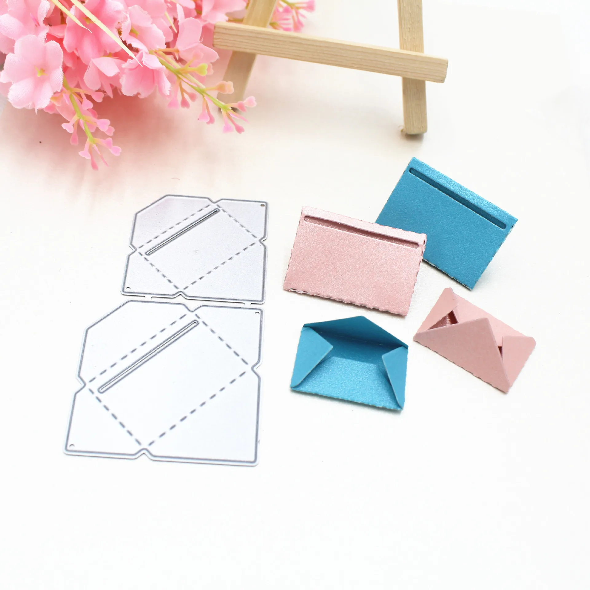 2 шт./компл. металлические высекальные штампы в форме конверта для рукоделия
