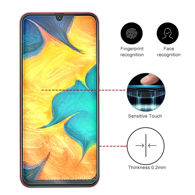 Защитное стекло для Samsung A50 A30 закаленное Galaxy A40 A70 A10 A60 A90 A20 M10 M20 M30 защитное 9H пленка