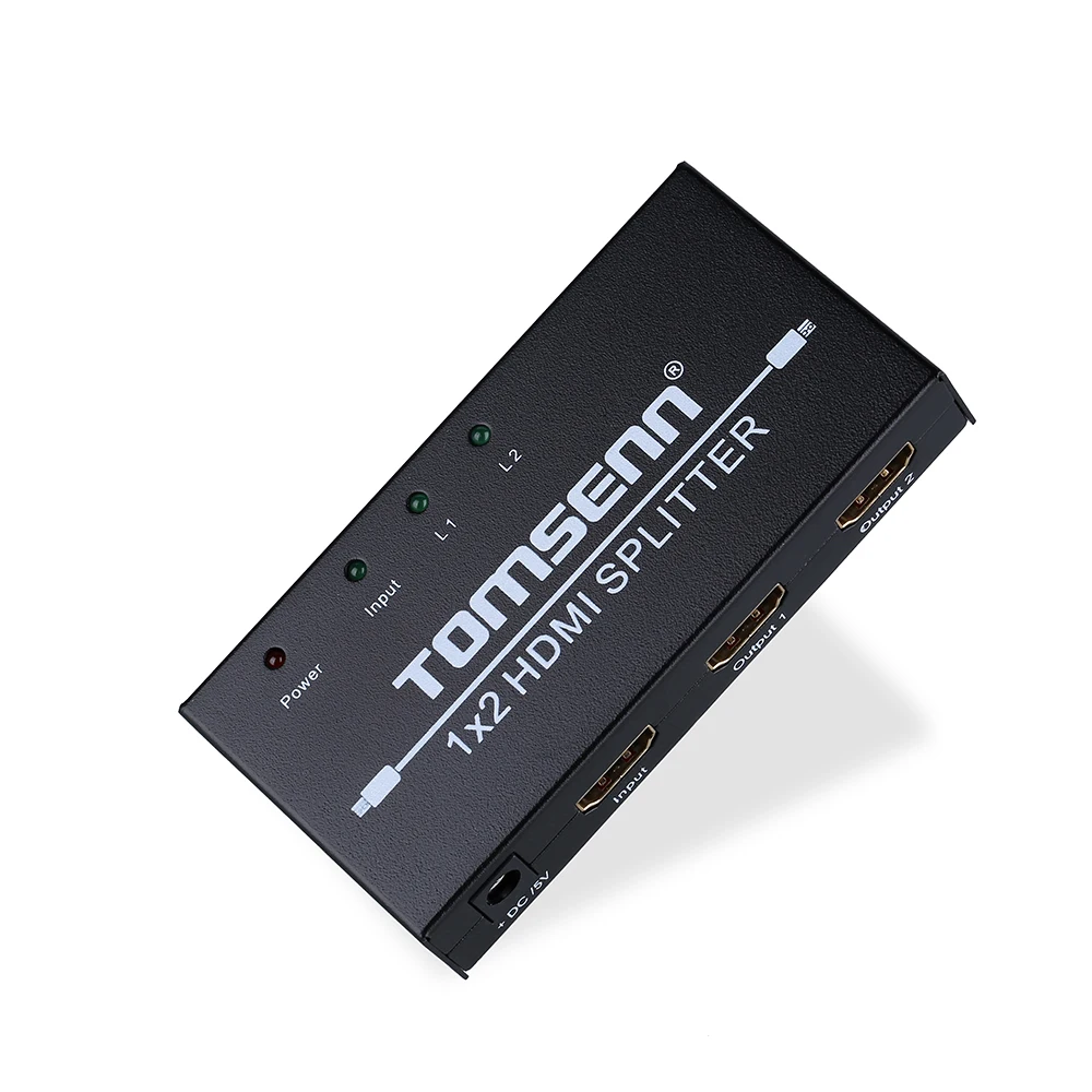Hdmi Сплит тер 1x 2 сплит 1 в выход усилитель двойной дисплей для HDTV DVD PS3 Xbox Full HD
