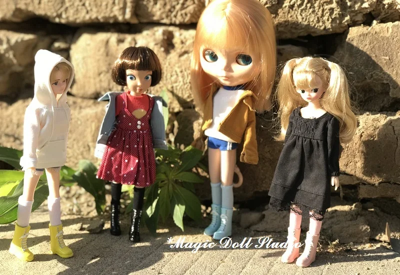 [MG598] новая обувь NeoBlythe Doll # ручная краска Macaron цвет скутер сапоги подходят для Blyth