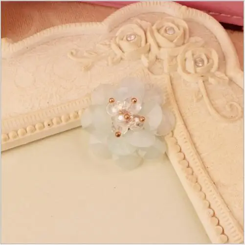 Новый дизайн 30 шт./лот украшение с белым горным хрусталем желеобразный Цвет 3D