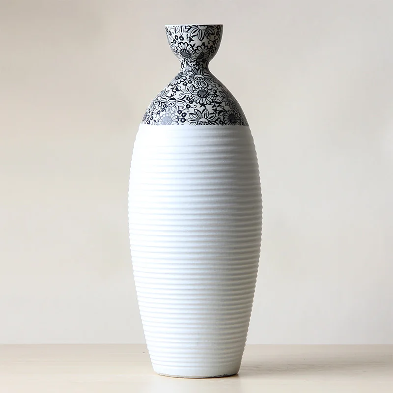 Керамическая фарфоровая Настольная Ваза коллекционный набор (3 шт.) с простым