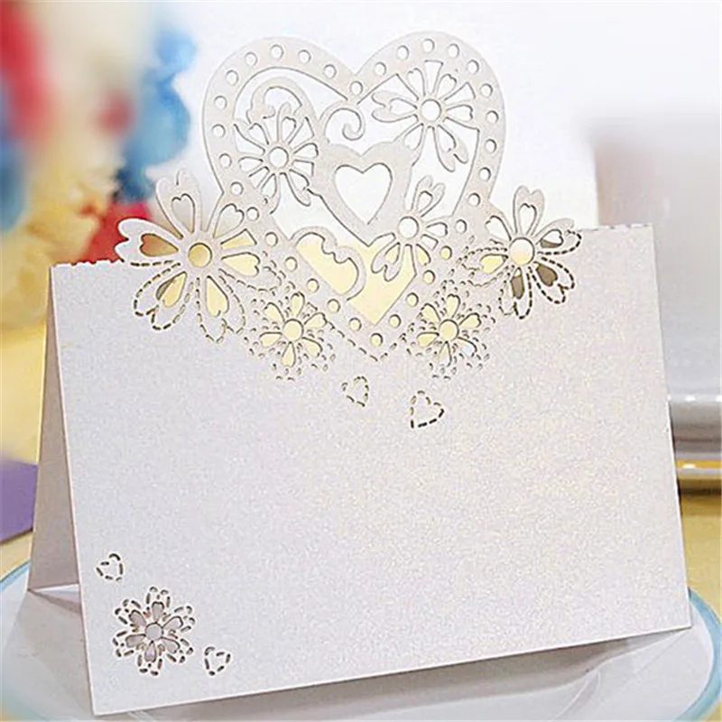 40 шт. лазерная резка место карты свадебные имя гостя Свадебная вечеринка