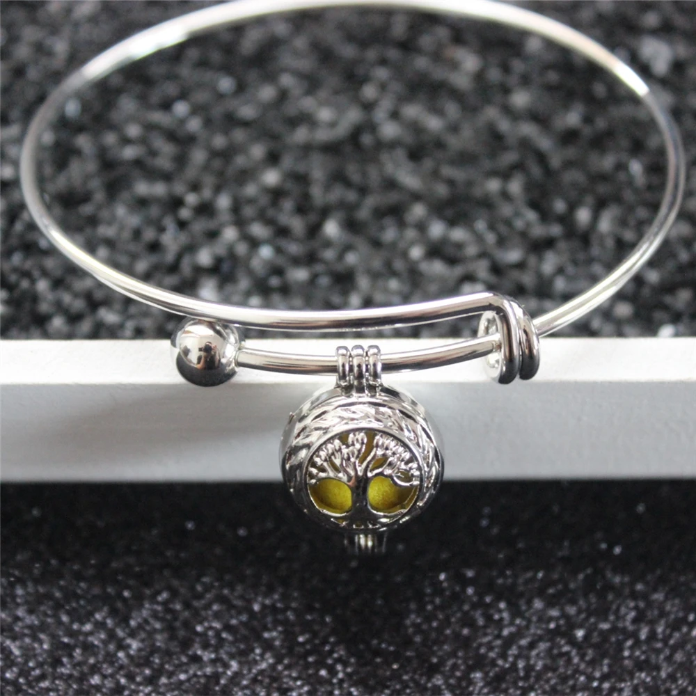 Stainless Steel Bracelet Mother &amp Child Dolphin Butterfly Soccer Crown Oyster Pearl Beads Cage Essential Oil Diffuser | Украшения и