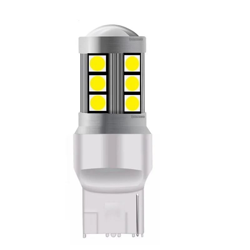 2 шт. мини T20 7440 W21W WY21W 3030 светодиодный авто тормозные лампы для автомобиля DRL