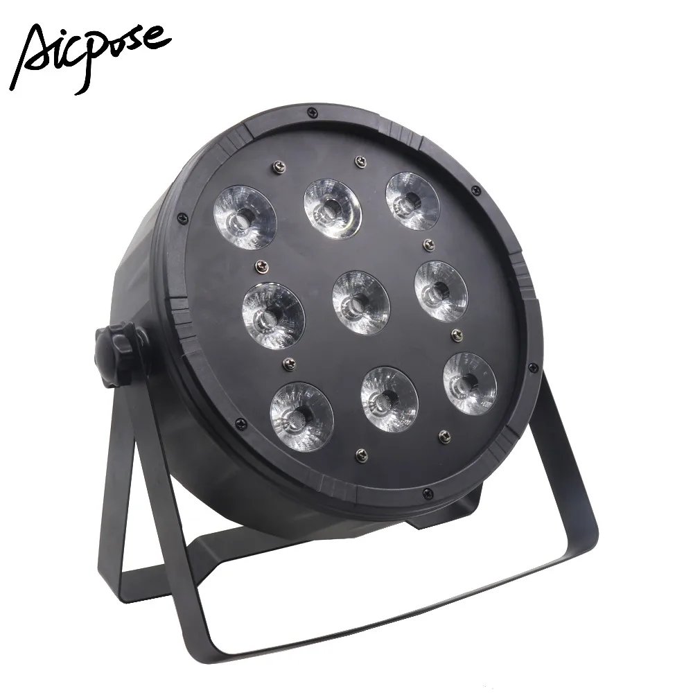 LED Par 9x12 Вт RGBW 4в1 сценический свет DMX512 Диско DJ Светодиодная Стробоскопическая пара