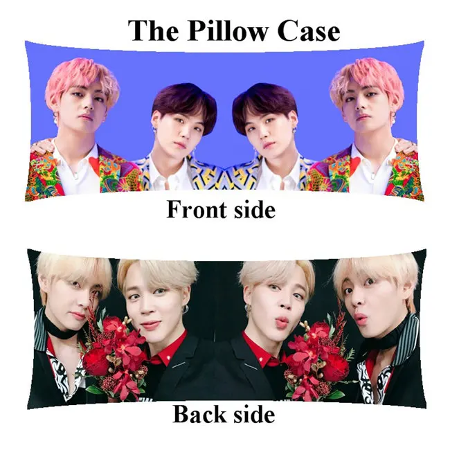 PillowCase Bangtan мальчики длинная наволочка kpop Jimin домашняя девушка только тело наволочка на заказ - Цвет: PillowCase