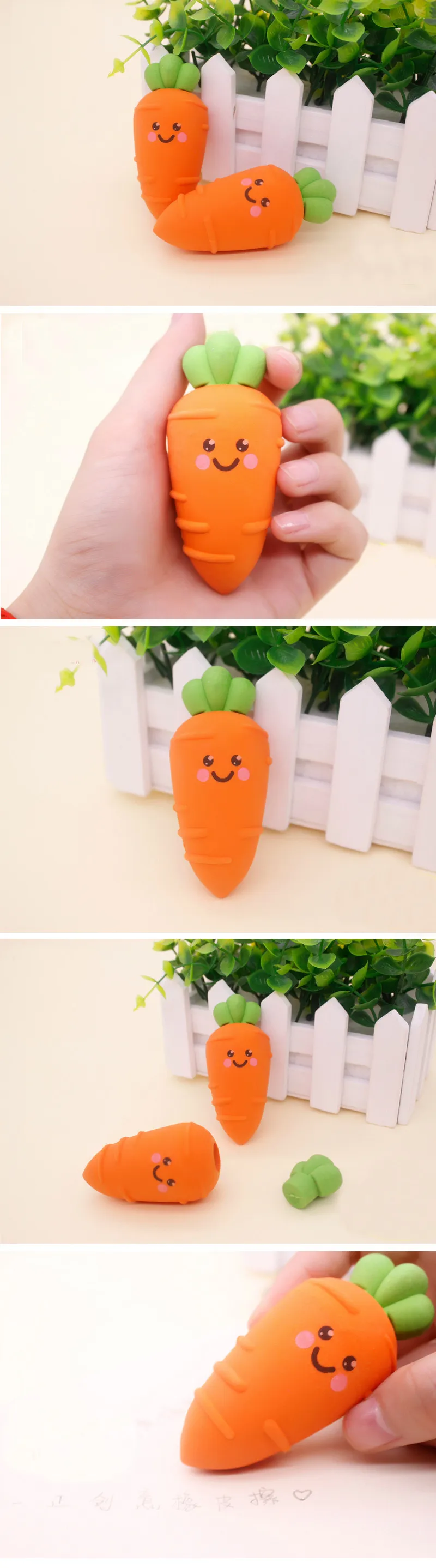 1 X Новинка Большой размер морковный резиновый ластик креативный kawaii канцелярские принадлежности офисные школьные принадлежности papelaria подарок для детей