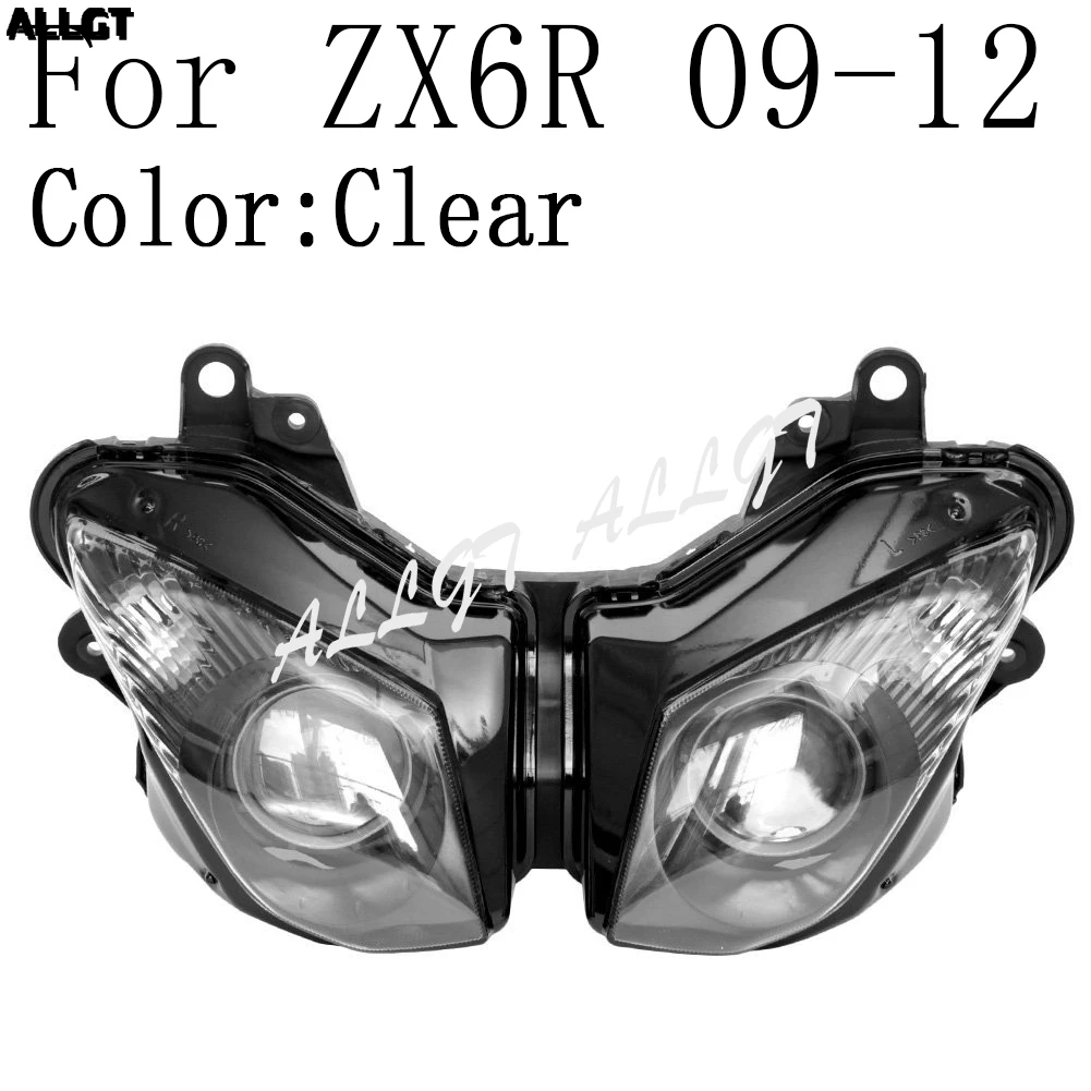 Передняя фара в сборе для мотоцикла Kawasaki ZX6R 2003-2005 2006 2007 2008 2009 2010 2011 2012 2013 2014 2015 2016 |