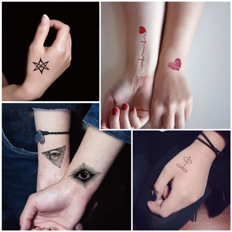 DE.SOUL New 2018 Original Fashion for body tattoo Small Fresh And Beautiful Personality Girls men Temporary Tattoo Stickers | Красота и