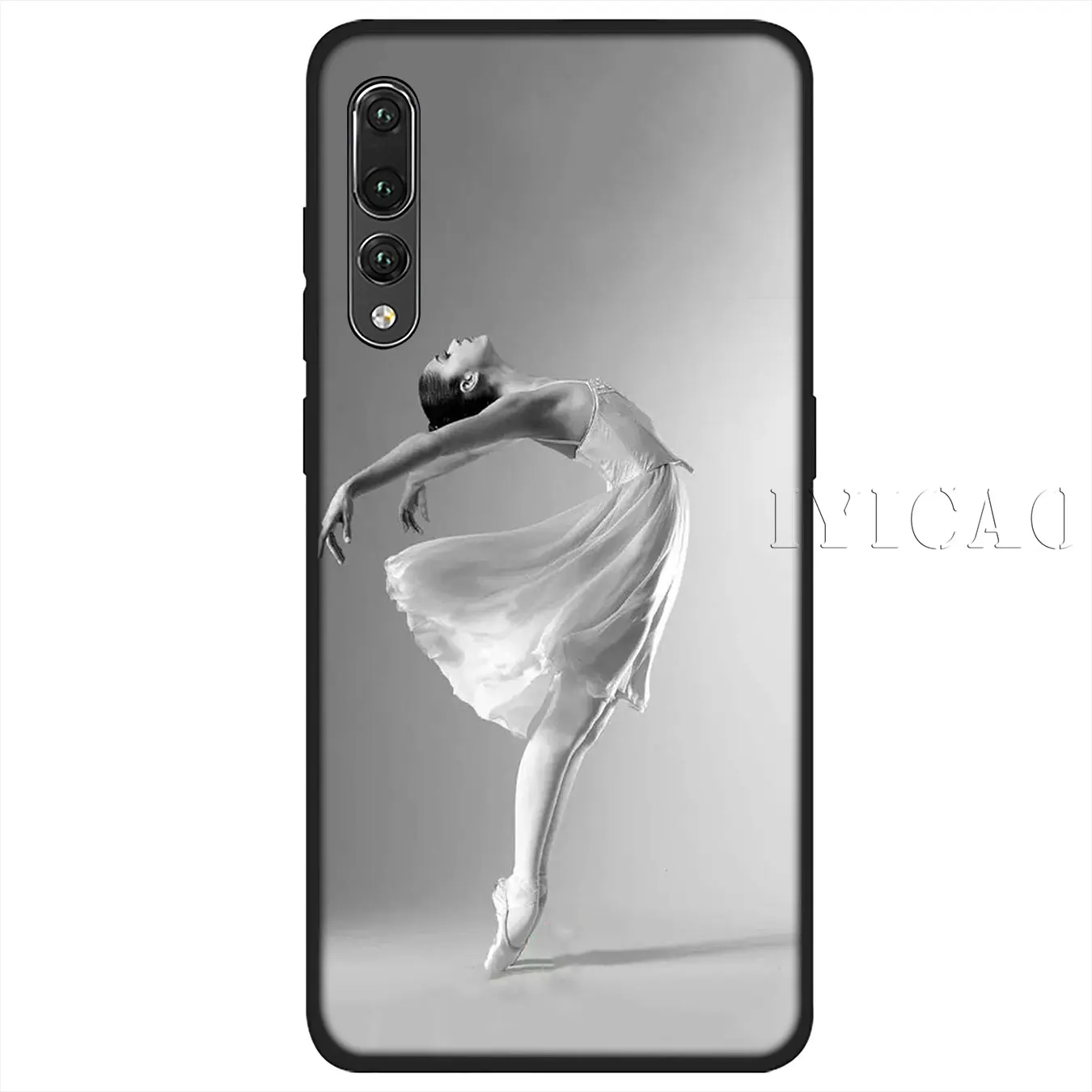 IYICAO/Балетки для танцев обувь девочек Мягкий силиконовый чехол Huawei P30 P20 Pro P10 P9 P8 Lite